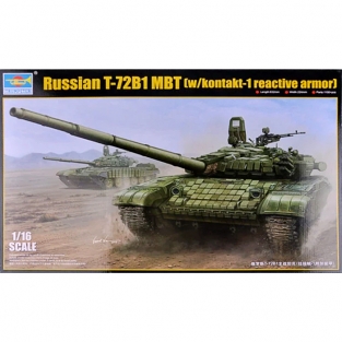 1/16 Russian T-72B1 MBT (w/kontakt-1 reactive armor)